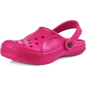 Ladeheid Clogs Kinderen - Tuinschoenen - Lichte - Kinderschoenen - Meisjes - Jongens – Roze – 26 – LA-KL-055