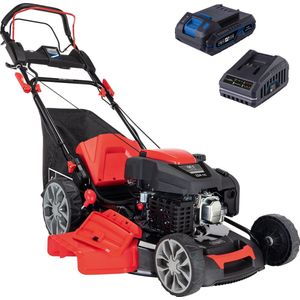 Scheppach Hybride benzine grasmaaier MS225-56E - 224cc - 3kW - (met accu)