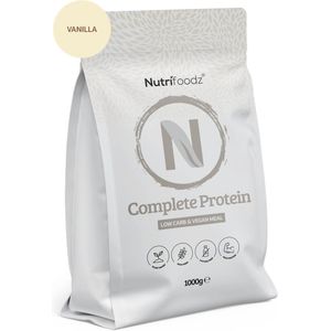 Nutrifoodz - Complete Protein - Vegan Eiwitshake - Vanillesmaak