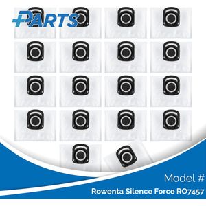 Rowenta Silence Force RO7457 Stofzakken (18 Stuks, Plus.Parts® alternatief voor ZR200540)