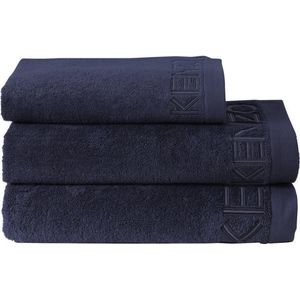 Kenzo handdoek - Iconic - Navy - 55x100 cm