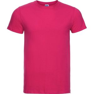 Russell Heren Slank T-Shirt met korte mouwen (Fuchsia)