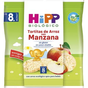 Bio rijstpannenkoekjes met appel 30 g | HiPP