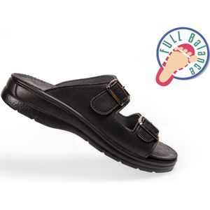 FullBalance Orthopedische Zwarte Birkenstock Arizona Sandalen - Unisex - Maat 37