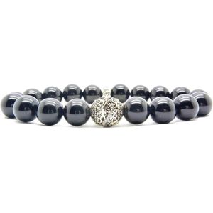 Beaddhism - Armband - Big Black - Dragon - 10 mm - 19 cm