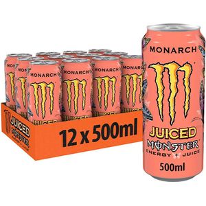 Monster Energy Juiced - Energy Drink Monarch - Pre Workout - 12 Blikjes (12x500 ml)