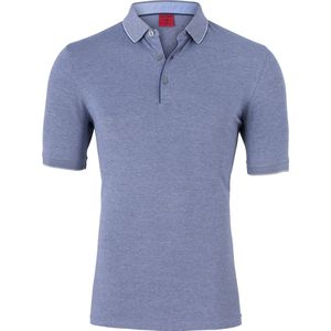 OLYMP Level 5 body fit poloshirt - stretch - navy melange