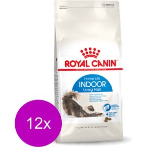 Royal Canin Indoor Long Hair - Kattenvoer - 12 x 400 g