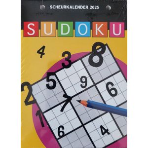 Scheurkalender Sudoku 2025 - Kalender 2025 Elke dag een cijferpuzzel op 4 niveaus