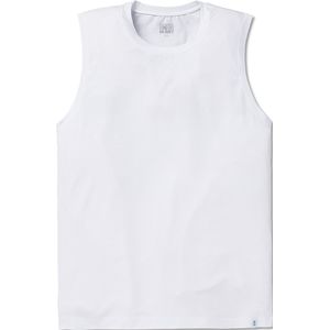 SCHIESSER Long Life Soft singlet (1-pack) - heren onderhemd modieuze snit wit - Maat: L