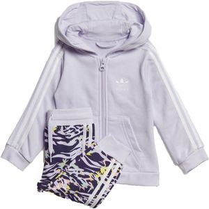 adidas Originals Fz Hoodie Set trainingspak Kinderen violet 6/9 maanden