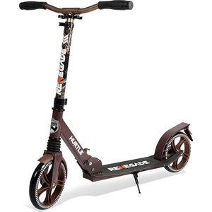 Hurtle Kinderstep voor Kinderen, Tieners, Volwassenen - 2-Wiel Renegade Kick Scooters met Verstelbaar T-Bar Stuur -Anti-Slip Aluminium Dek - Draagbare Vouwscooters voor Kinderen met Draagriem