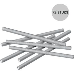 Purepeak Spaakreflectoren Set 72 Stuks - Spaakverlichting Kinderfiets - Spaakversiering - Zilver