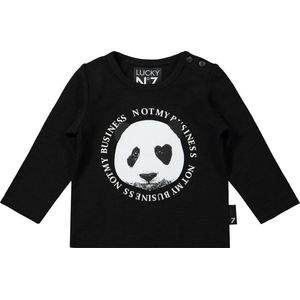 Lucky No. 7 longsleeve panda maat 86/92