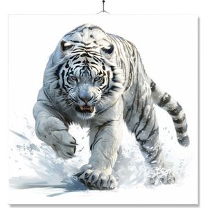 Tegel Met Opdruk | Geschenk | Wc | Toilet | Siberische Tijger