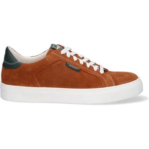 McGregor Heren Sneakers - Cognac - Lage Sneakers - Leer - Veters