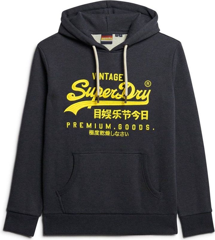 Superdry Neon Vl Graphic Hoodie Zwart M Man