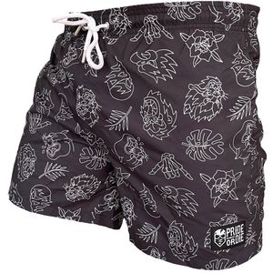 PRiDEorDiE Zwem- & Trainingsshort WILD SIDE Zwart XXL - Jeans Maat 38