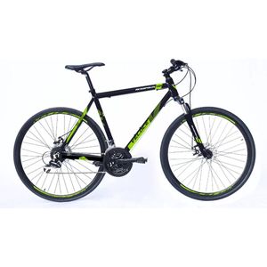 In And OutdoorMatch Herenfiets met 21 versnellingen - Racefiets - Stadsfiets 28 inch - Framemaat 50cm - Zwart/groen