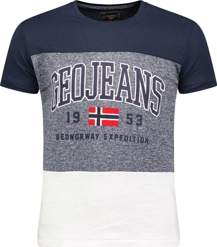Geographical Norway - Jerudico - T-Shirt Heren - Navy - Italian-Style