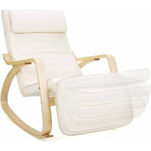 In And OutdoorMatch Luxe schommelstoel Josephus - Voor binnen - Loungestoel met kussen - Volwassenen - Loungestoel - Modern