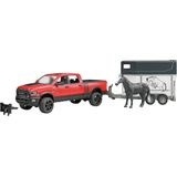 Bruder 2501 RAM 25 Power Wagon met Paardenaanhanger en 1 Paard