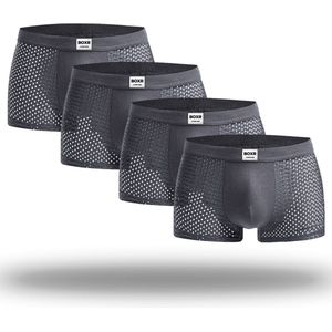 BOXR Underwear - Bamboo Boxershort Heren - 4-Pack - 3XL - Onderbroeken Heren - Bamboe Ondergoed Heren - Zachte Bamboe Boxershorts voor Mannen