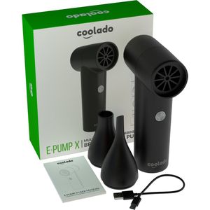 Coolado ePump X USB Draadloze Lucuchtpomp voor Snel en Krachtig Opblazen en Vacuümzuigen van Inflatables, LaTube, Luchtbedden, Luchtkussens, Zwembaden, Zitzakken, Zwemringen, Strandspeeltuigen