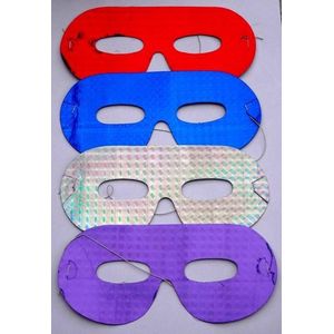 4 oogmaskers voor kinderen en volwassenen - karton