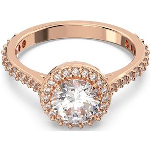 Swarovski Damen-Damenring Metall Swarovski-Kristall 50 Roségold 32022381