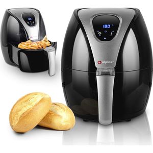 Gezonde Heteluchtfriteuse 2,4L - Frituren, Grillen en Braden met tot 80% Minder Vet - Voor 2-4 Personen