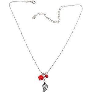 Behave Ketting met roosjes hanger