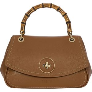 BRIC'S Leren Handtas Schoudertas Gondola Girasole loop Handbag Leather Bruine
