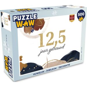 Puzzel Jubileum - Quotes - 12,5 jaar getrouwd - Spreuken - Legpuzzel - Puzzel 500 stukjes