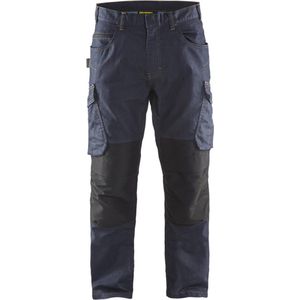 Blaklader Service werkbroek denim 1497-1141 - Marineblauw/Zwart - D96