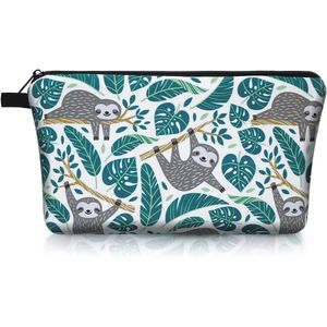 Nordivar ® Cosmetische Make-up Tas Mini Pouch Hond Patroon - Organizer voor Vrouwen en Meisjes - Reizen Accessoire