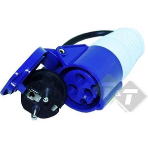 CEE verloopstekker met 1 meter kabel - 230 Volt - 16 Ampere - CE keuring