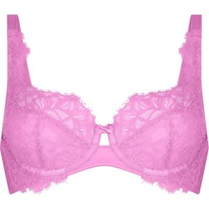 Hunkemöller Dames Lingerie Niet-voorgevormde beugel bh Isabella - Roze - maat E80