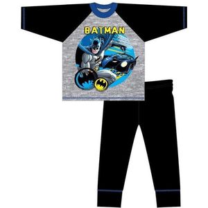 Batman pyjama - maat 140 - Bat-Man pyjamabroek en pyjamashirt - grijs