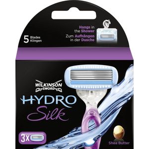 Hydro Silk Dames Scheermesjes - 3 Stuks voor een Zachte Scheerbeurt