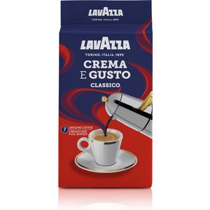 Lavazza Crema e Gusto filterkoffie 250 gram - 8 stuks