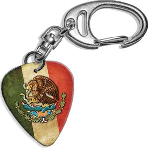 Plectrum sleutelhanger Mexicaanse Vlag