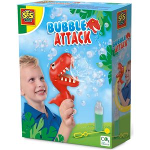 SES - Bubble Happer Dino - sterk bellenblaassop - goed uitwasbaar - met happende dino