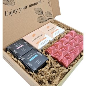 Shampoobars - Luxe Verwenpakket - Shampoobar - Bodybar - 2 Thee & Chocolade