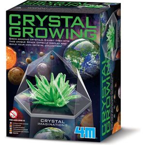 4M Science In Action: CRYSTAL GROWING - RUIMTE / Groen 9c - met Gedetailleerde Instructie