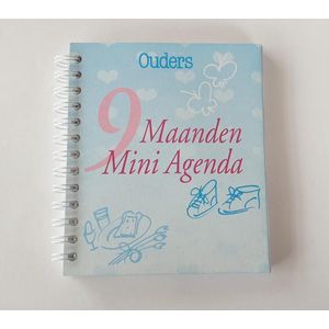 9 maanden Mini agenda , Dagboek, Zwangerschap, Cadeau