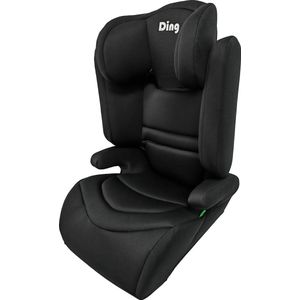 Ding Riley Autostoel - Zwart - Autogordel - i-Size - Vanaf 100 tot 150cm - 3 tot 12 jaar