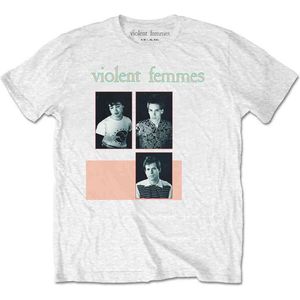 Violent Femmes - Vintage Band Photo Heren T-shirt - M - Wit