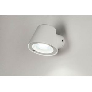 Lumidora Wandlamp 72651 - Voor buiten - LUCA - GU10 - Wit - Metaal - Buitenlamp - Badkamerlamp - IP44