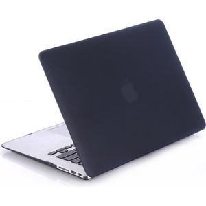 Lunso Geschikt voor MacBook Air 11 inch cover hoes - case - Mat Zwart